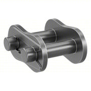 A master link used for joining sections of lift system chains.