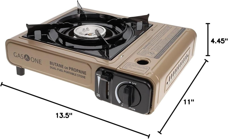 Gas One GS-3400P Propane or Butane Dual Fuel Stove