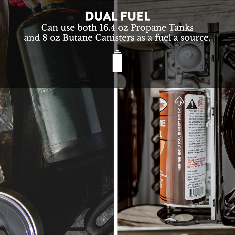 Gas One GS-3400P Propane or Butane Dual Fuel Stove