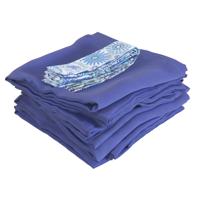 Curtain Set Multi Models 8 / 12 Foot Box Navy Blue