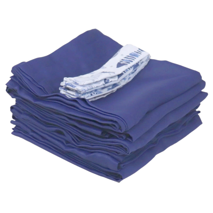 Curtain Set Multi Models 8 / 12 Foot Box Navy Blue