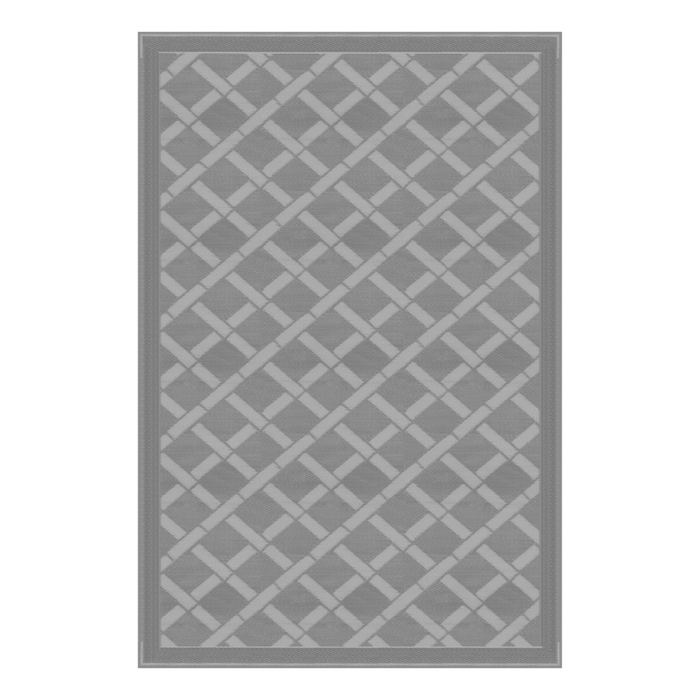 Grey 6X9 All Weather Patio Mat