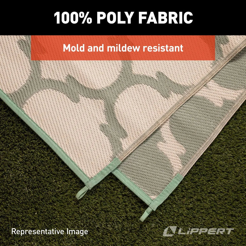 Grey 6X9 All Weather Patio Mat