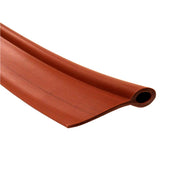 A brown, solid-colored weather seal with a rolled edge.