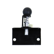 top view of the bed rail lock for coachmen campers