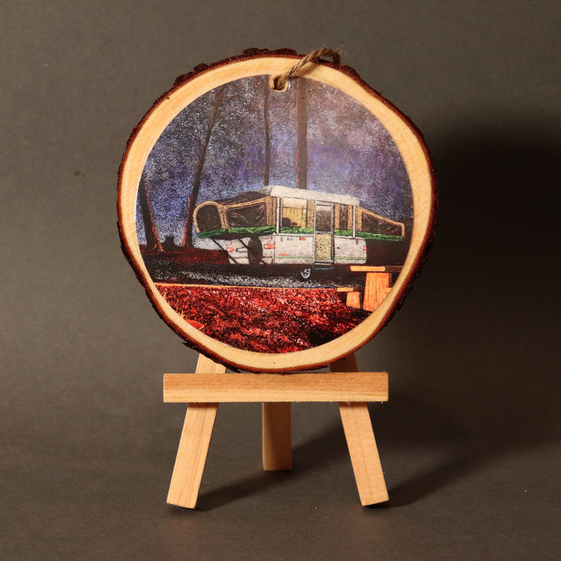 pop up camper gift ornament