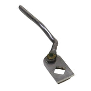 top view of the lock lever arm