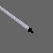 bottom of the tent pole showing the tent support tip