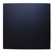 A black metal door skin panel for swing style doors.