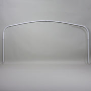 A white Click Lock bed bow, U-shaped pole used for bunk end canvas support, displayed against a plain background.
