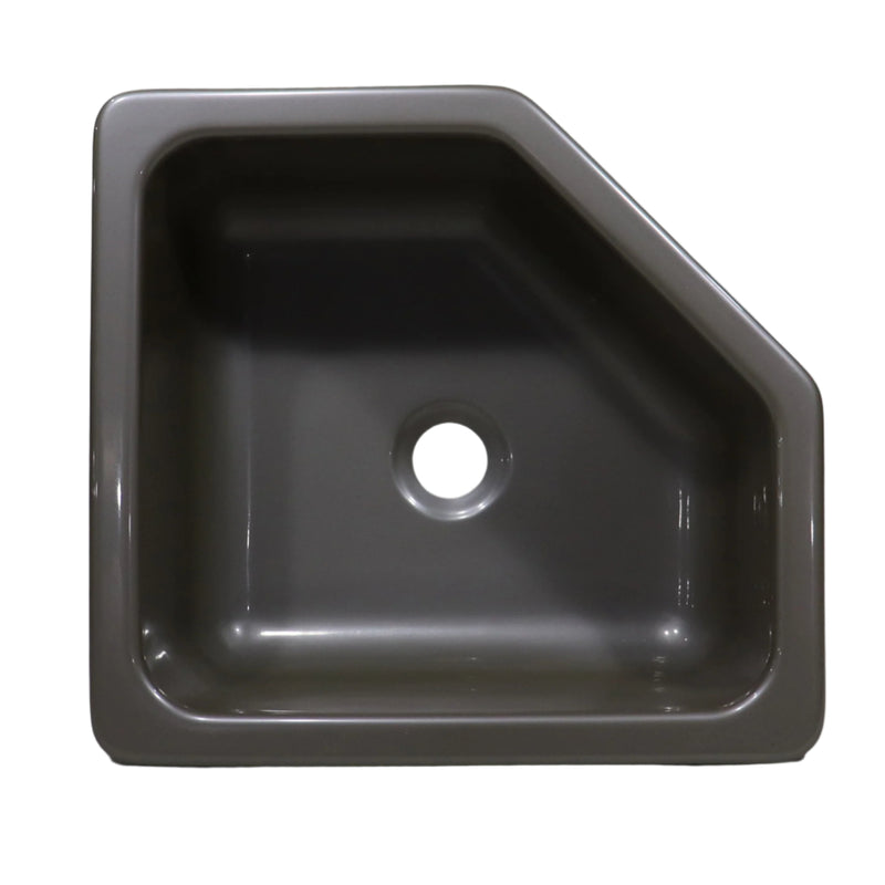 A gray kitchen sink , part of the Grand Tour or Highlander series.