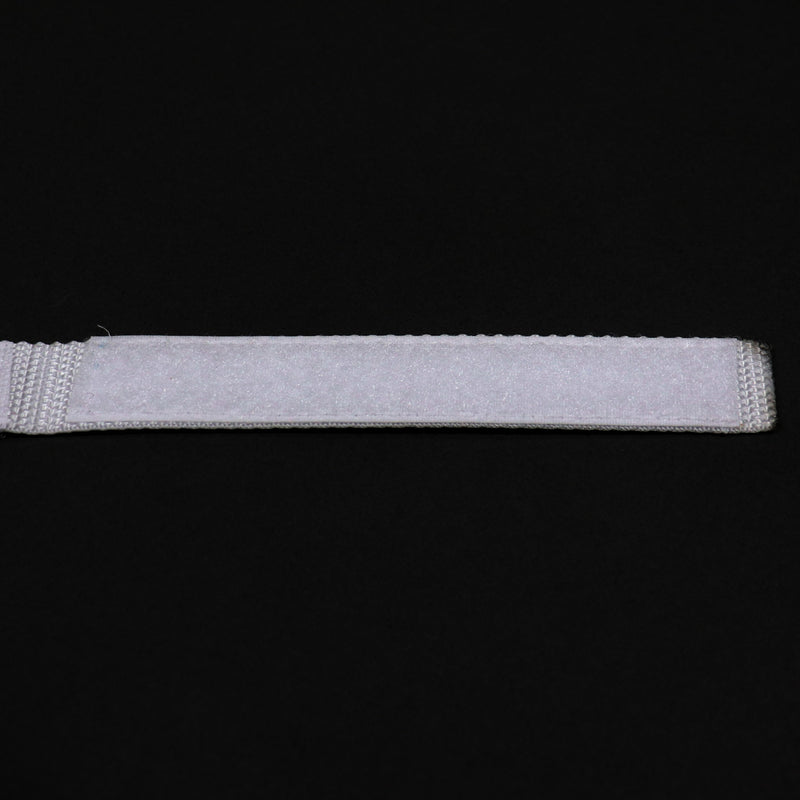 shower strap showing the loop side of the velcro