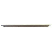 A brown Dometic refrigerator door frame used for mounting on a refrigerator.