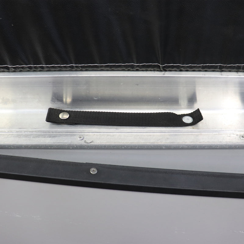 swing door check shown in the stored position
