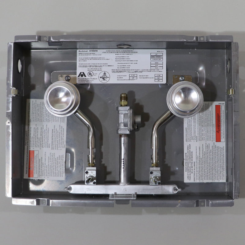 Indoor 2 Burner Low Pressure Stove Box