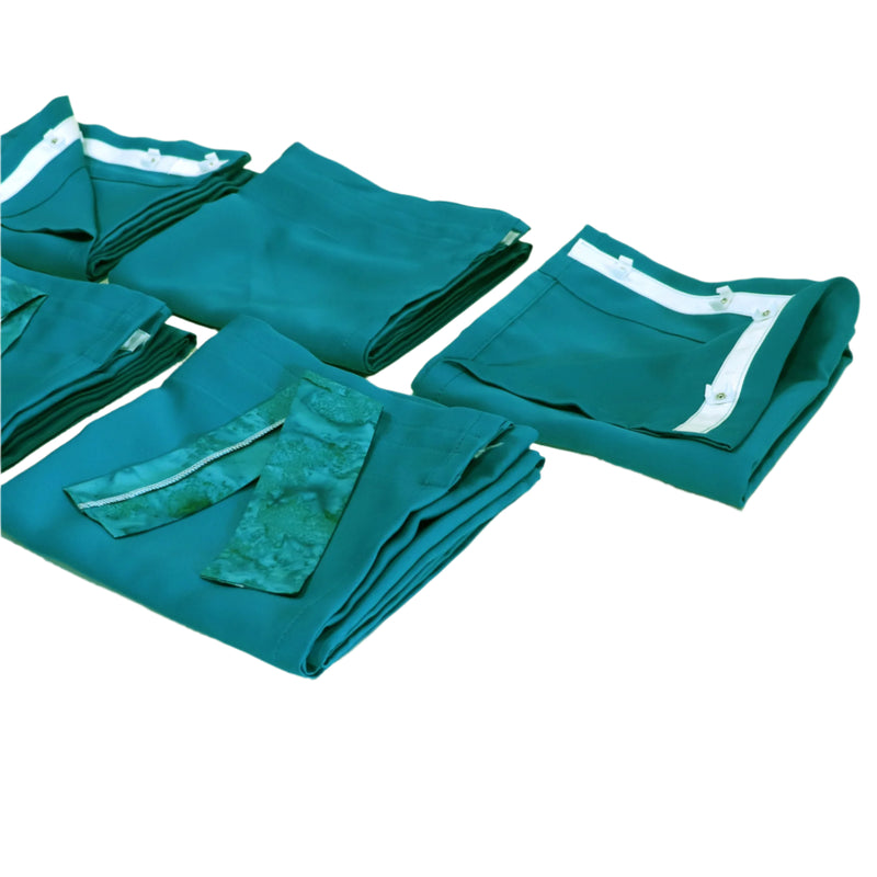 Curtain Set Multi Models 8 / 12 Foot Box Teal