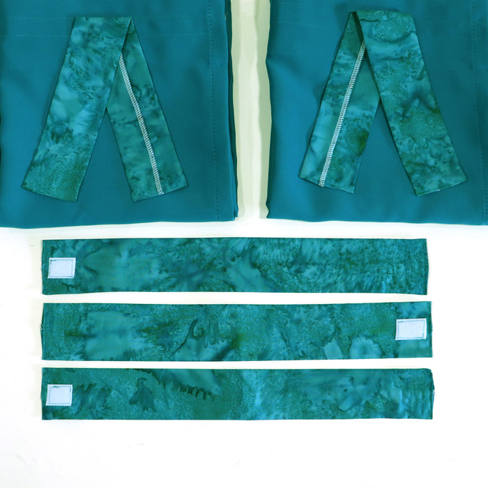 Curtain Set Multi Models 8 / 12 Foot Box Teal