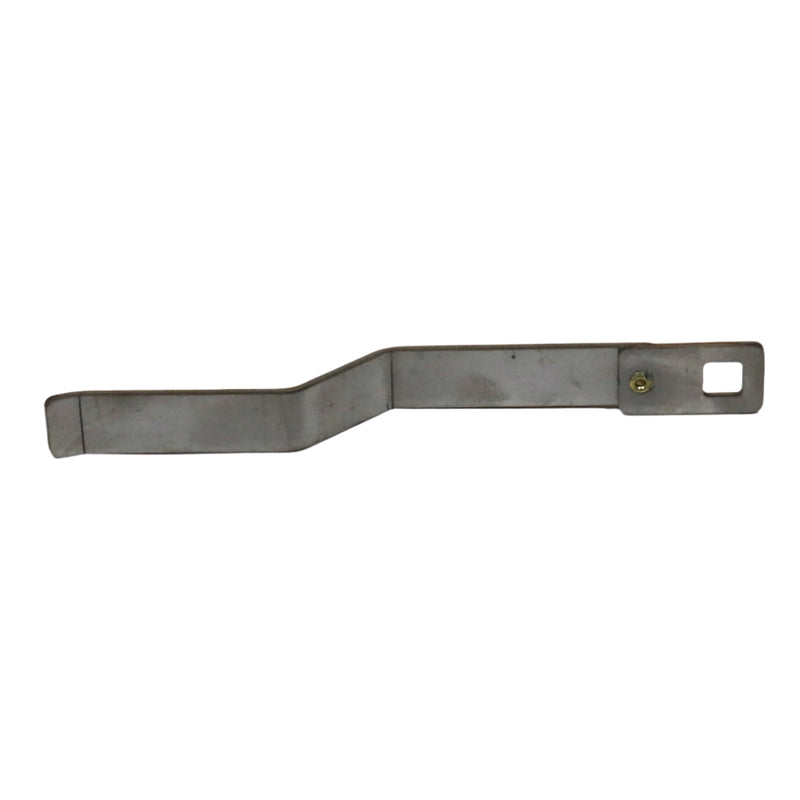 A stainless steel flat style latch lever arm for vehicle door locks.