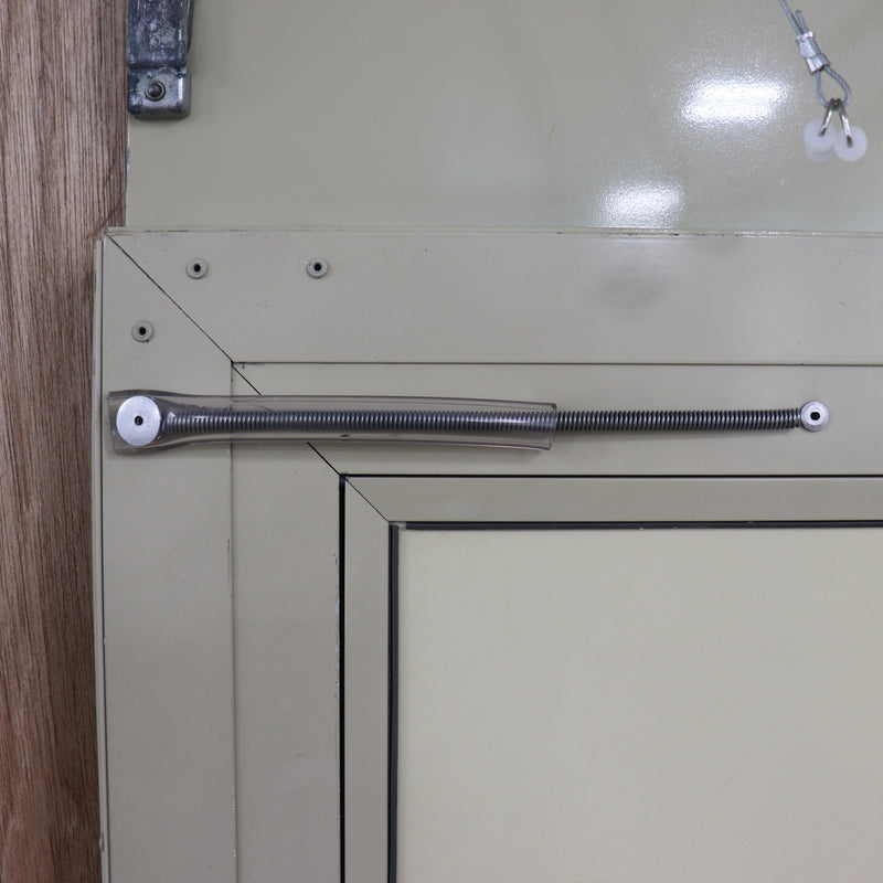 coleman fleetwood pop up camper screen door spring shown installed