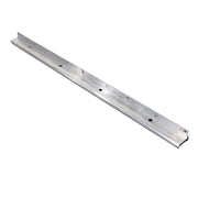 Metal bracket on a gray background
