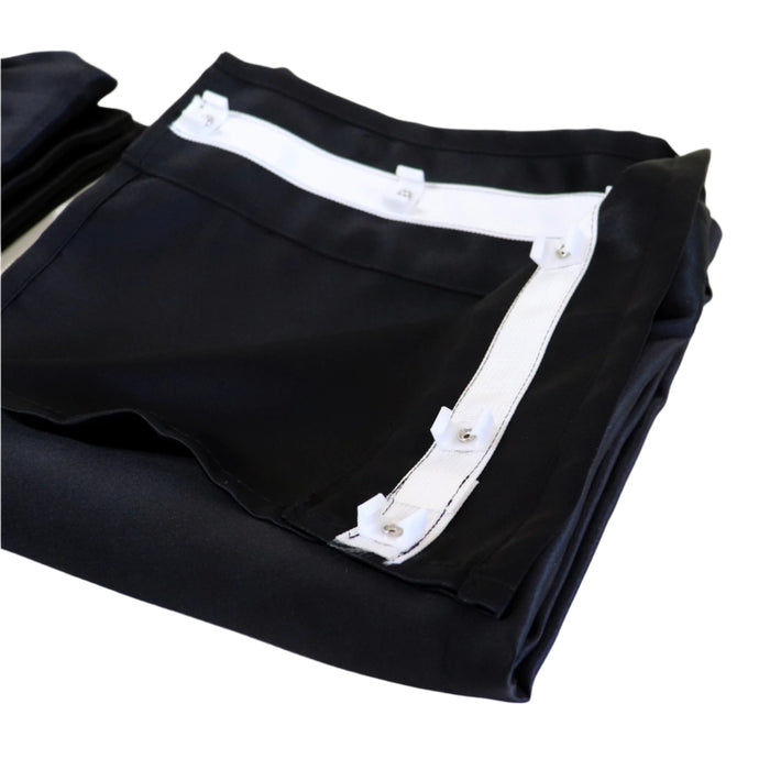 Curtain Set Multi Models 8 / 12 Foot Box Black