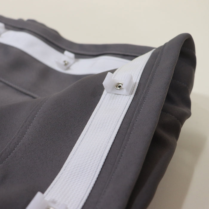 Curtain Set Multi Models 8 / 12 Foot Box Warm Grey