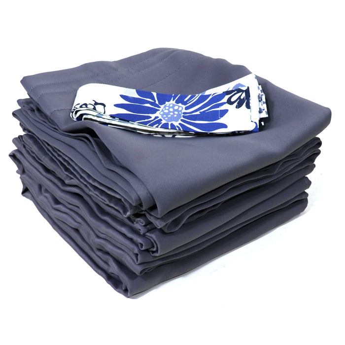 Curtain Set Multi Models 8 / 12 Foot Box Warm Grey