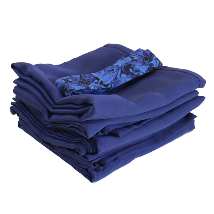 Curtain Set Multi Models 8 / 12 Foot Box Navy Blue