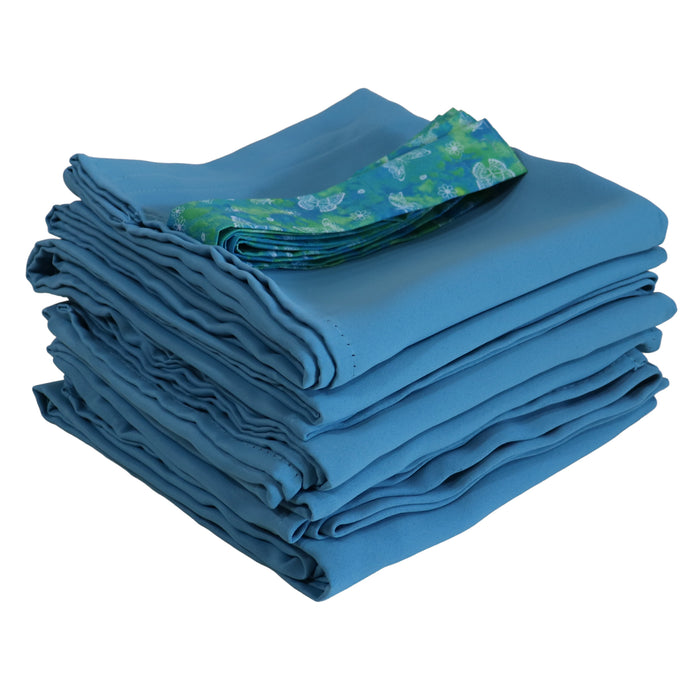 Curtain Set Multi Models 8 / 12 Foot Box Light Blue