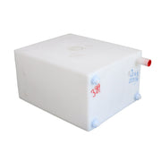 3/4 profile view of the fresh water tank