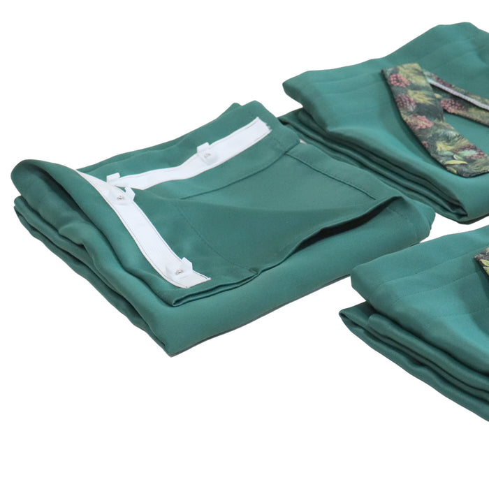 Curtain Set Multi Models 8 / 12 Foot Box Green