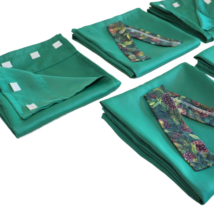 Curtain Set Multi Models 8 / 12 Foot Box Green