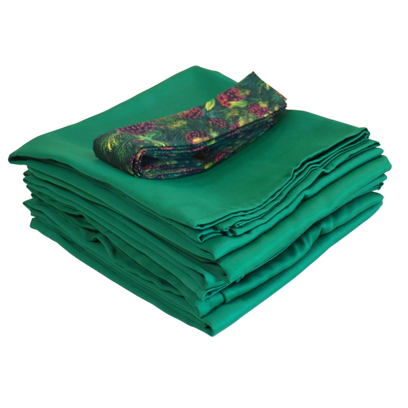 Curtain Set Multi Models 8 / 12 Foot Box Green