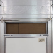 screen door slider panel shown open
