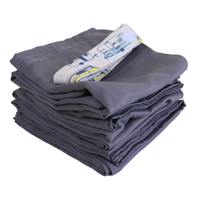 Curtain Set Multi Models 8 / 12 Foot Box Grey