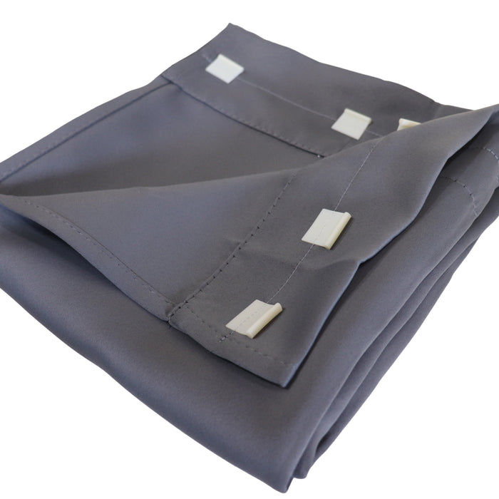 Curtain Set Multi Models 8 / 12 Foot Box Grey