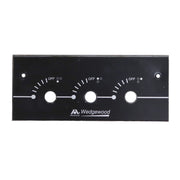 Black control panel 'Wedgewood' branding on a white background