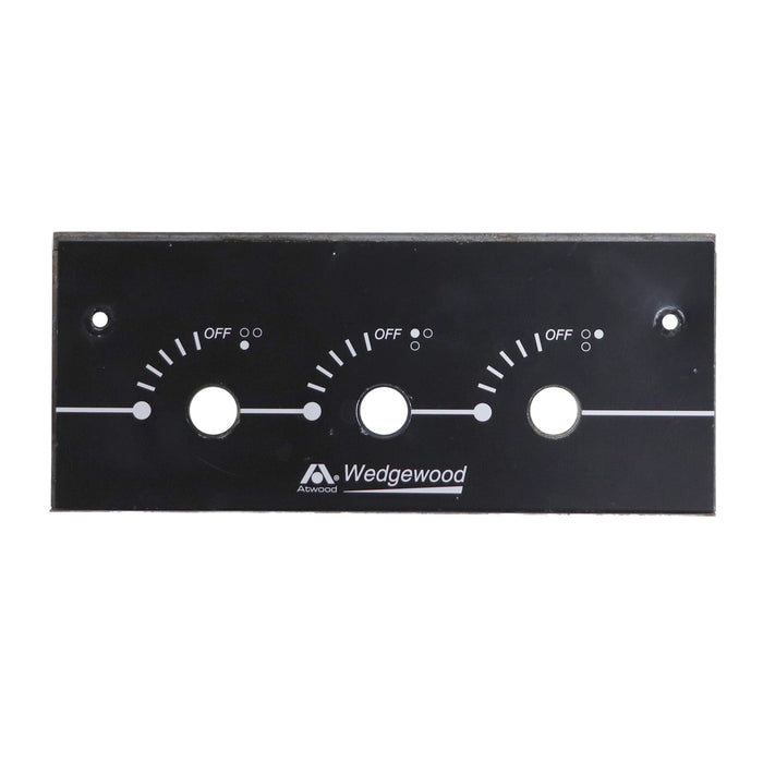 Black control panel 'Wedgewood' branding on a white background