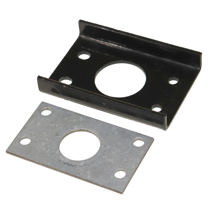 Metal bearing spacer plate for direct drive crank systems and the bearing reinforcement plate
