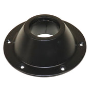 Black table leg mounting base