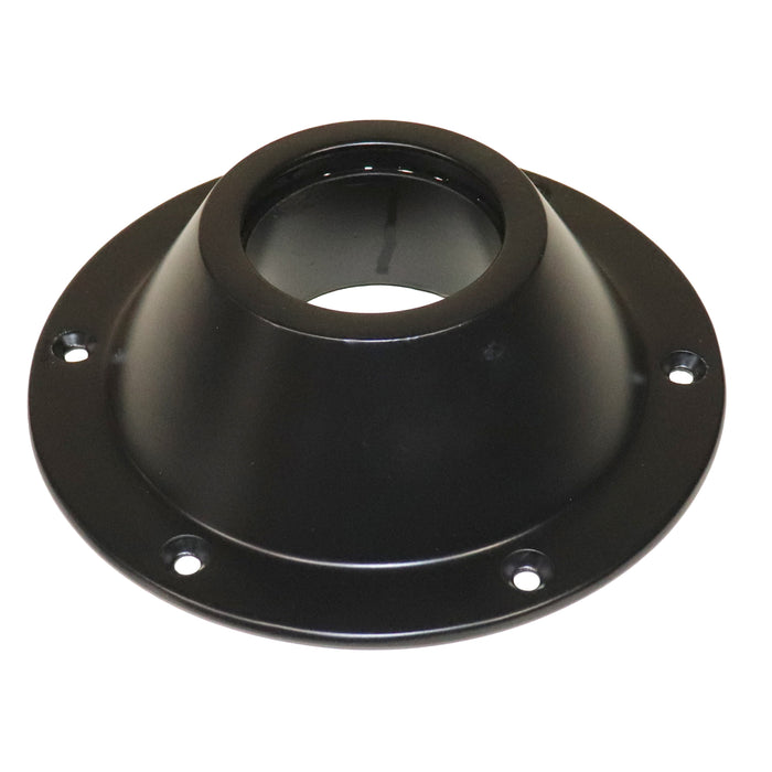 Black table leg mounting base