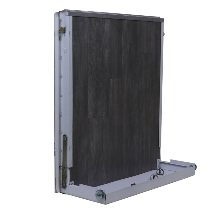 access door for pop up campers showing the back from an angle