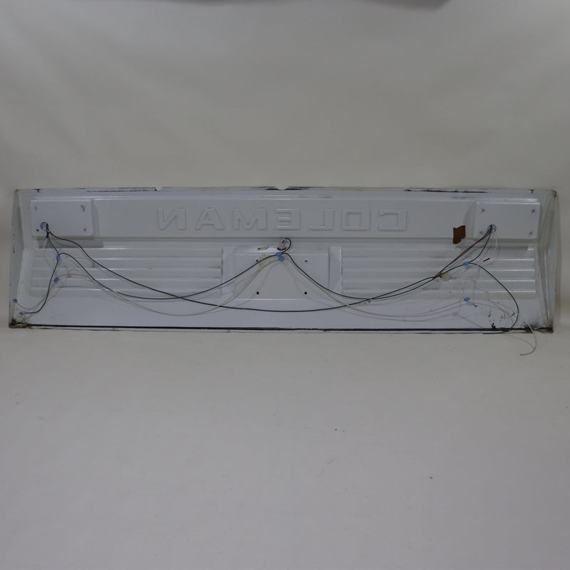 rear of the body panel showing all the intact wiring