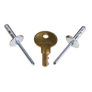 comes complete with two swing arm rivets and a 8025 key