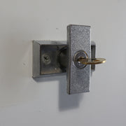 access door lock shown in the open position