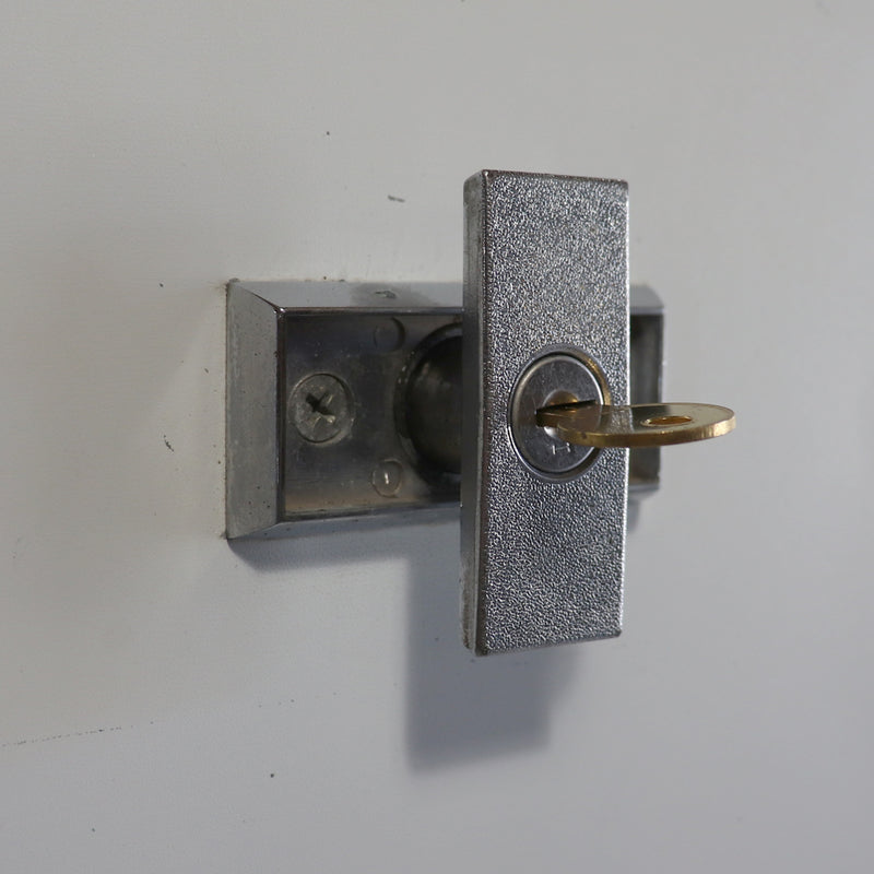 access door lock shown in the open position