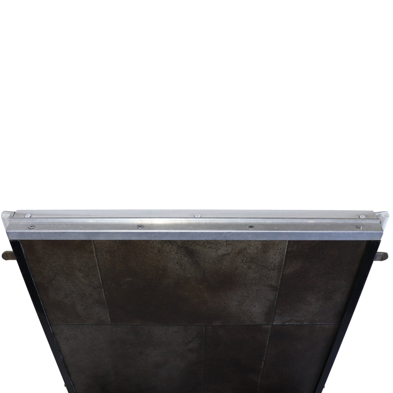 top view of the stepper door showing the top cap