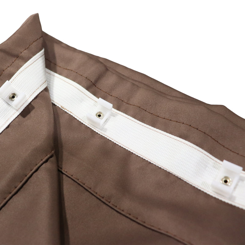 Curtain Set Multi Models 8 / 12 Foot Box Brown