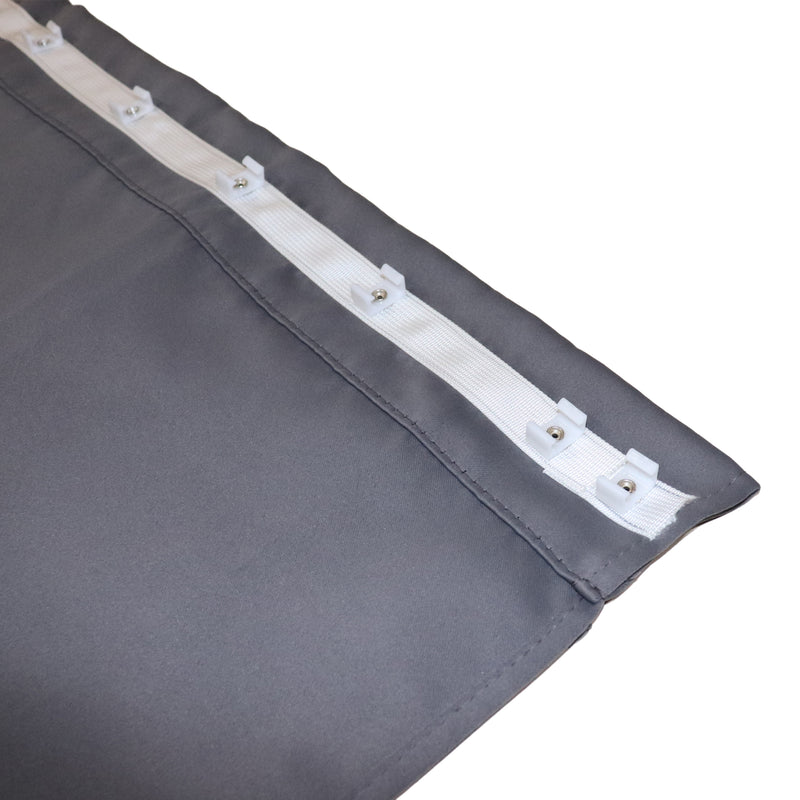 Curtain Set Multi Models 8 / 12 Foot Box Grey