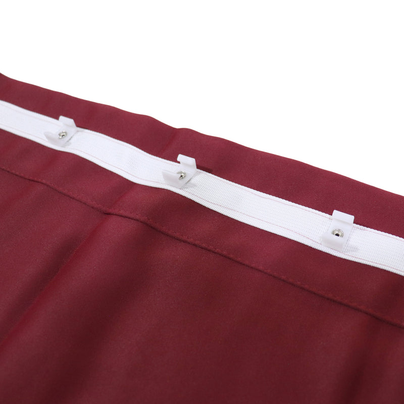 Curtain Set Multi Models 8 / 12 Foot Box Burgundy